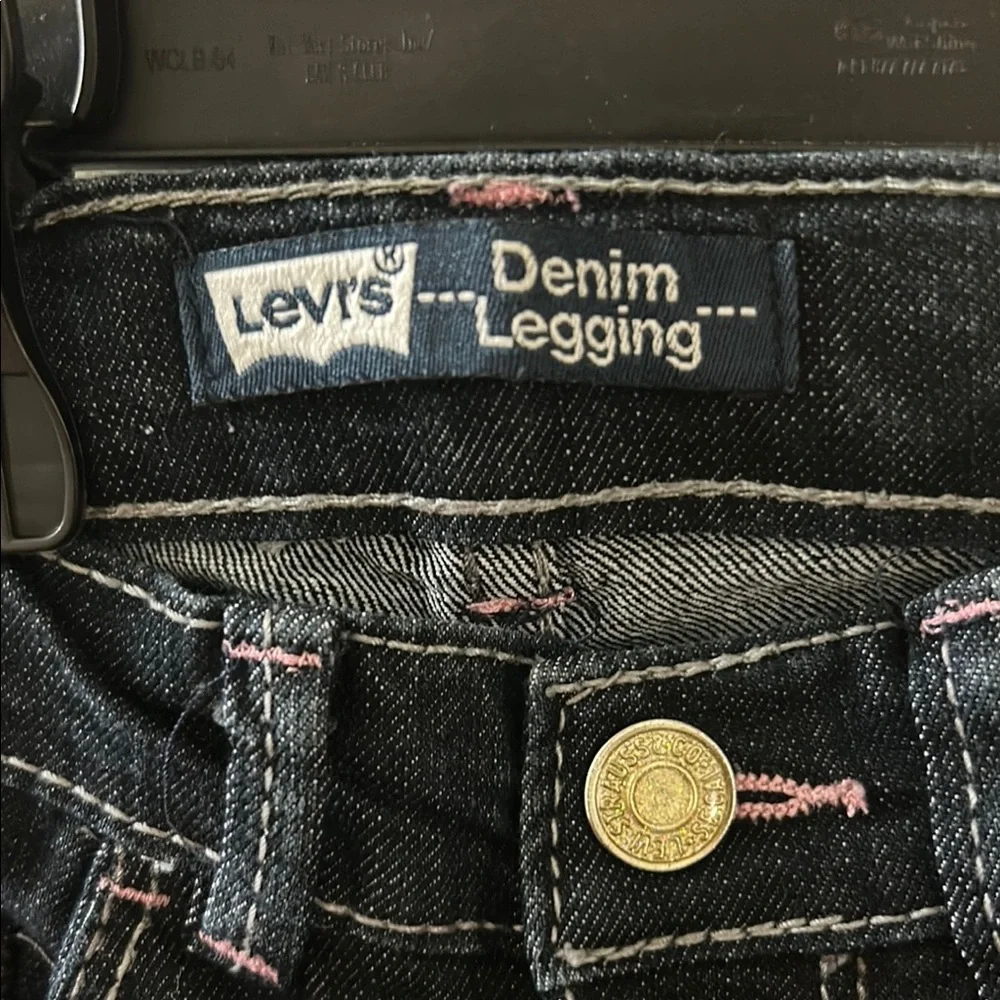 Levi's Blue Skinny Leg Denim Jeans - Picture 3 of 10